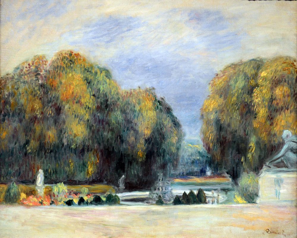 02B Versailles - Auguste Renoir 1900-05 - Robert Lehman Collection New York Metropolitan Museum Of Art